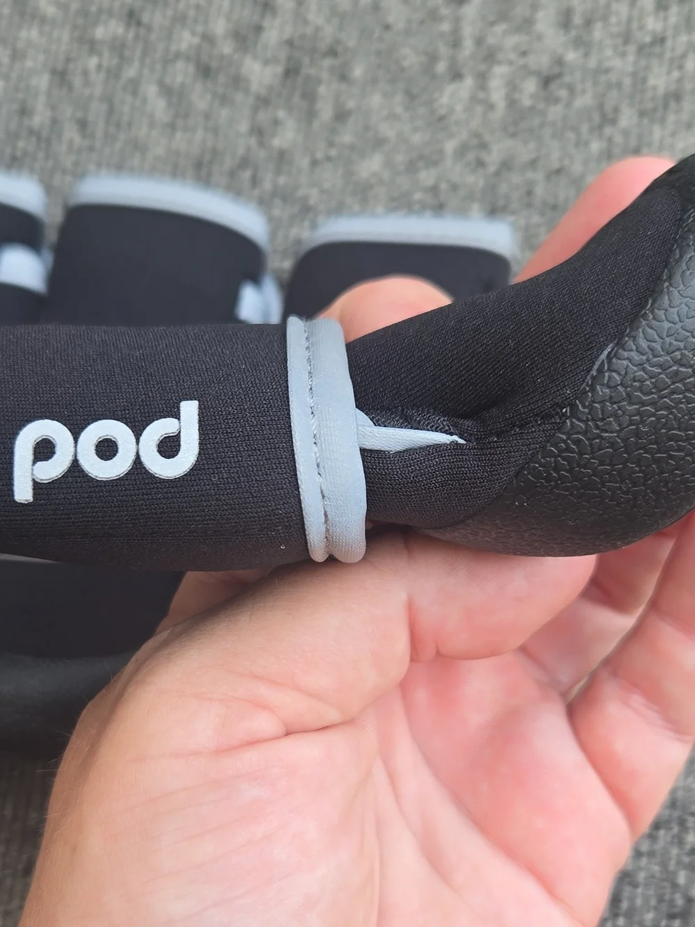 Black Dog Velcro Slip-On Shoes